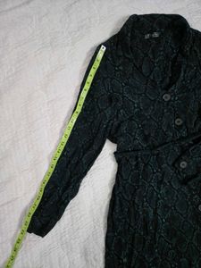 zara Chic Snake Print dress fits S/M