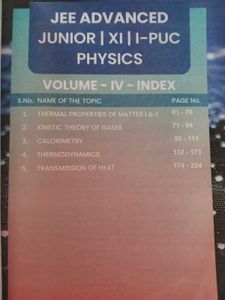 Vol-4 Class 11 Jee Advance Physics Book