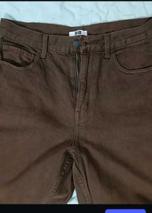 Brown Straight Leg Jeans(unisex)