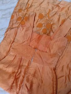 Vibrant Orange Maxi Dress