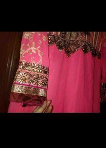 Anarkali kurta with Embroidery  new lipstick free