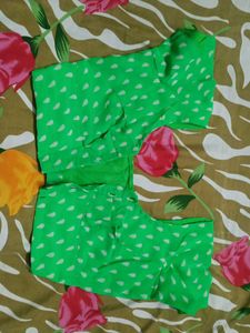 Green Synthetic Daily Wear Saree