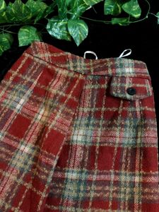 plaid mini skirt