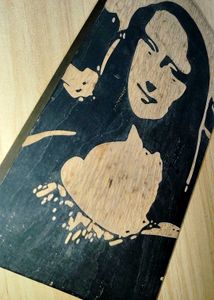 Mona Lisa Wood Wall Art