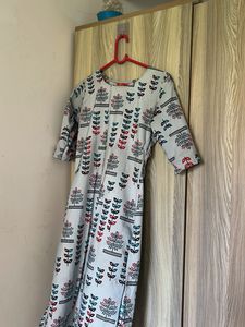 Pretty Printed Cotton Kurta