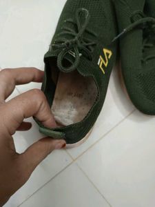 Fila Green Knit Sneakers