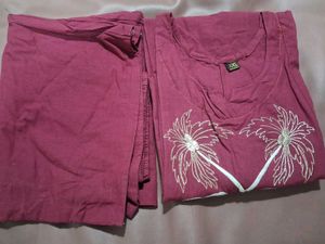 Elegant Pink Kurta for Women XXL