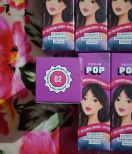 02 Floral Fantasy Sugar Pop Nude Shade Lipstick 💄