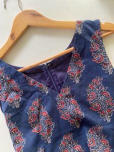 Stiched Cotton Kurta With Lining