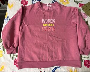 Pink Graphic Sweatshirt