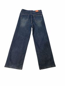 Wide Leg Blue Denim Jeans