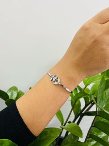 Sparkling Clover Bangle Bracelet