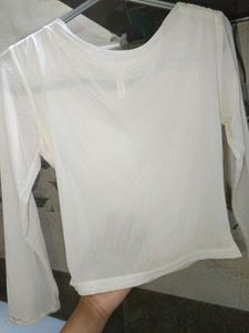 Elegant Sheer Long Sleeve Top 💌
