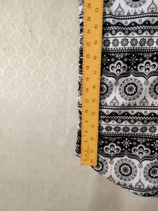 Retro Black &amp; White Patterned Shirt
