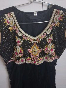 Embellished Black Lehenga Choli