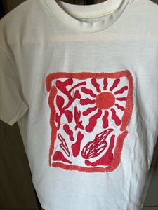 Furry White T-Shirt