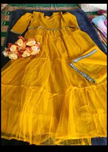 Vibrant Yellow Lehenga Choli