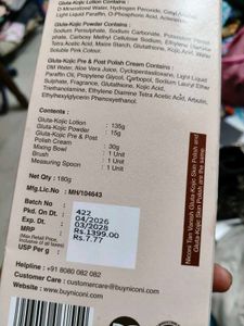 Niconi Tan Vanish Gluta-Kojic Skin Polish