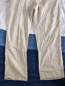 Men's Casual Linen Trouser Khaki