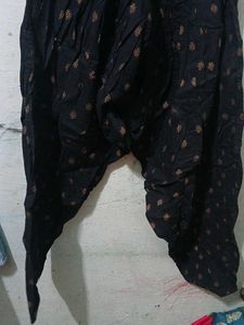 Black Printed Palazzo Pants