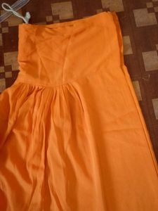 heavy look Bridal suit with dupatta 🧡