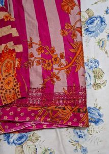 Vibrant Pink Kurta Set with Dupatta
