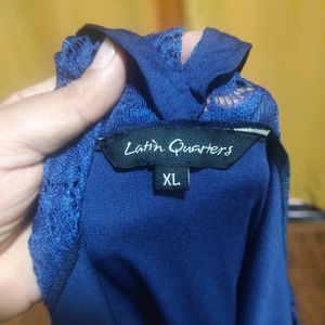 Latin Quaters High Low Dress
