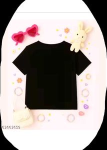 Black T-Shirt with Butterfly Heart Design