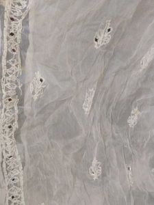 Elegant White Chikankari Kurti
