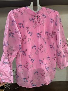 Pretty Pink Floral Kurta
