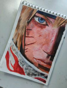 anime painting realistic potrait