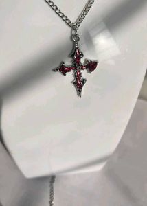 Gothic Cross Pendant Necklace