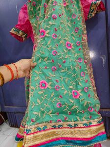 Designer Plazo With Shine Kurti