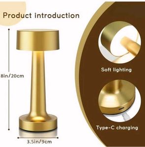 Gold LED Desk Lamp 🛋️