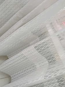 Elegant White Sheer Curtains 4 set