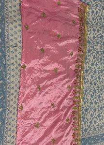 Beautiful Pink Embellished Kurta set with garara a
