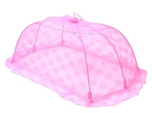 Pink Lace Mosquito Net Canopy