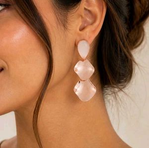 Rose Gold Drop Earrings