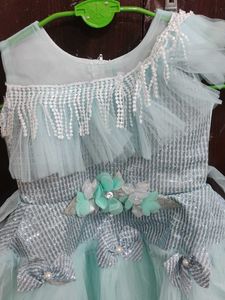 Sparkling Blue Party Dress