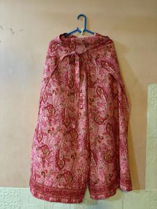 pink plazo pants
