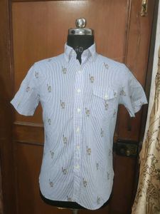 Men's Striped Short Sleeve Shirt