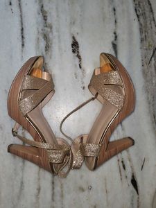 Sparkly Gold Sandals