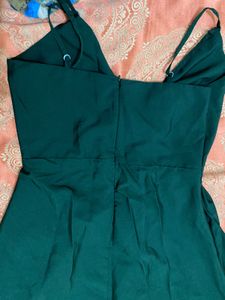 Elegant Teal Slip Dress