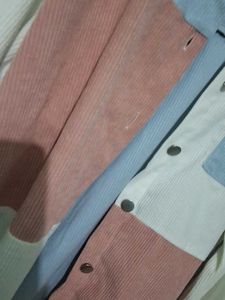 Pastel coloured jacket shirt 🤍
