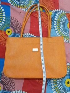 Stylish Orange Tote Handbag