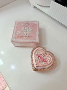 Heart Shaped Compact Powder Case