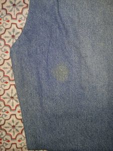 Distressed Blue Denim Jeans