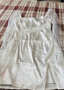 urbanic Elegant White Cocktail Dress