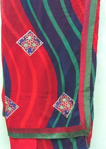 Elegant Striped Saree❤️✨