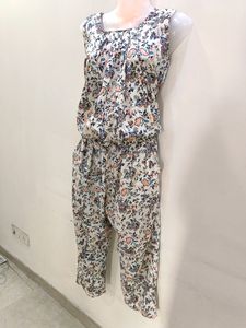 Floral Print Jumpsuit for Women